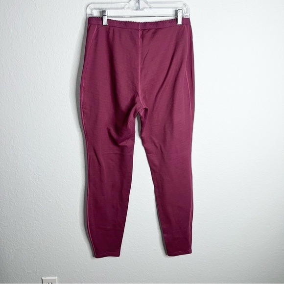 Patagonia Pants Women Large Capilene 3 Base Layer Bottoms Dusty Pink F - Picture 2 of 5
